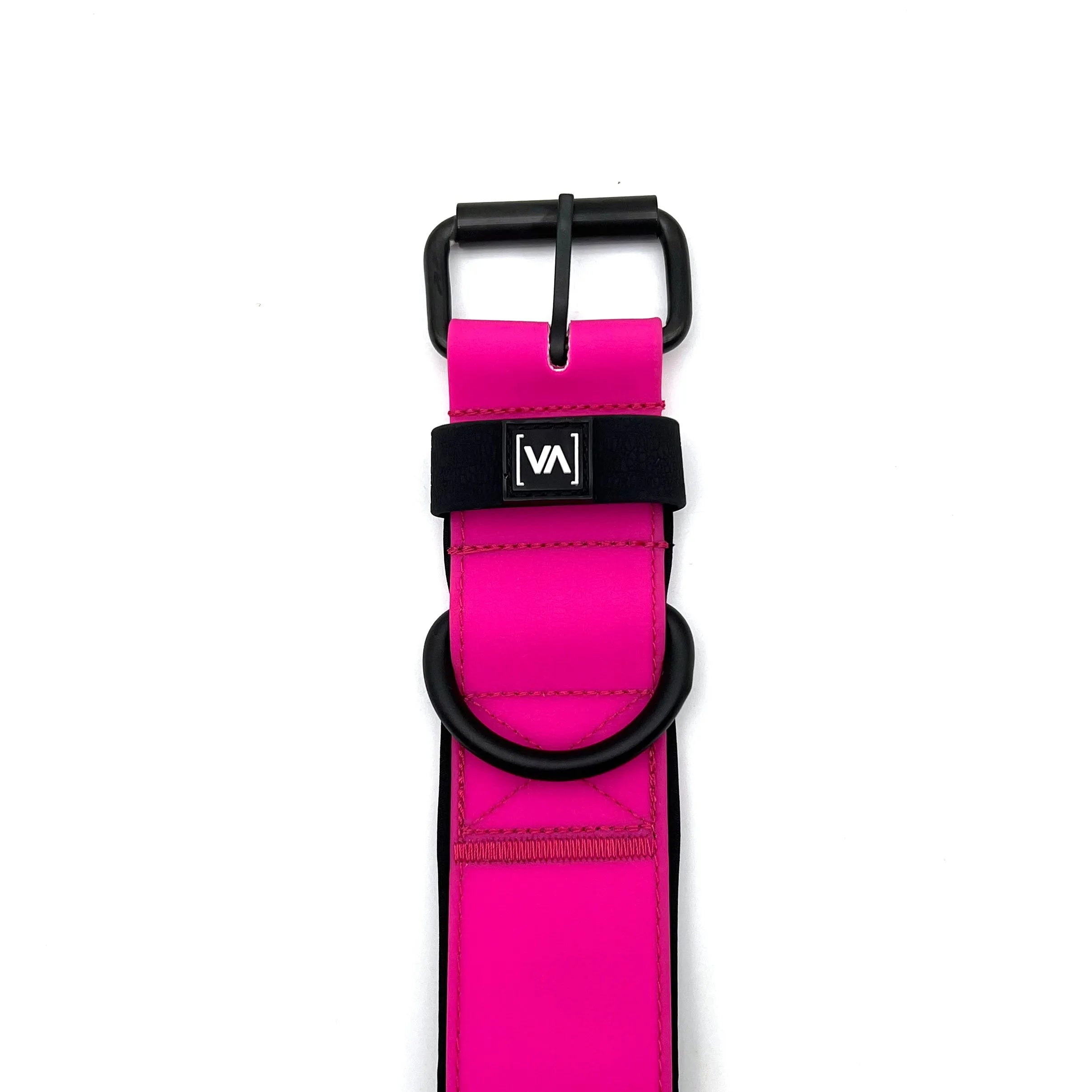Wasserhalsband mit Strukturiertem HydroTex-Gummi für Hunde - Mit Abstehender Innenfütterung - Pink - Vitomalia -