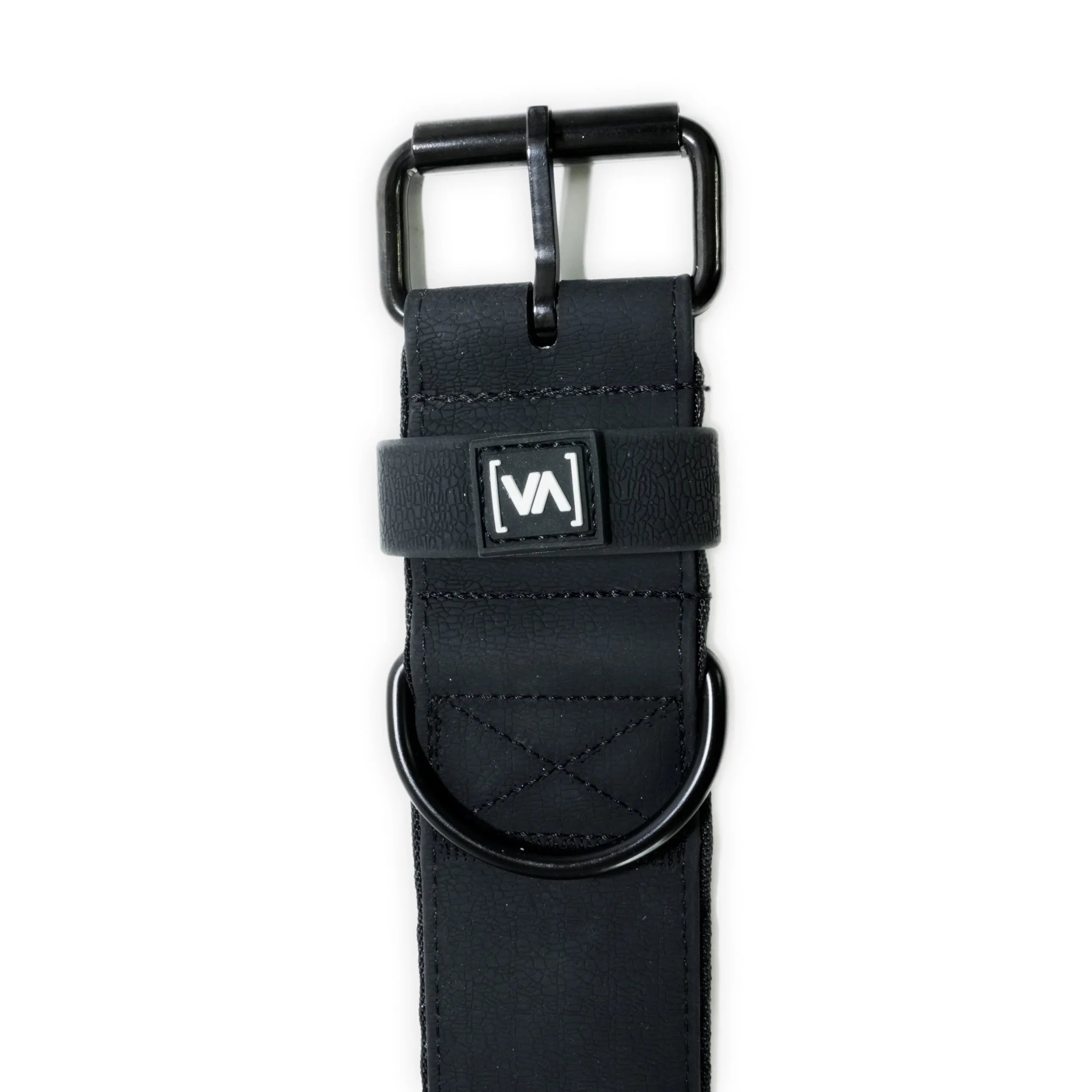 Wasserhalsband mit Strukturiertem HydroTex-Gummi für Hunde - Mit Abstehender Innenfütterung - Schwarz - Vitomalia -