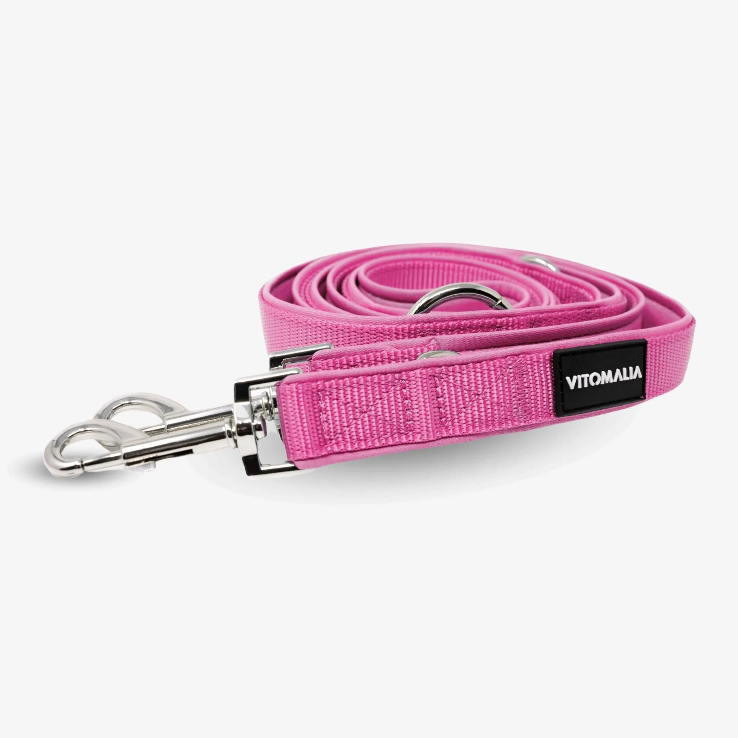 Klassische verstellbare Hundeleine Pink