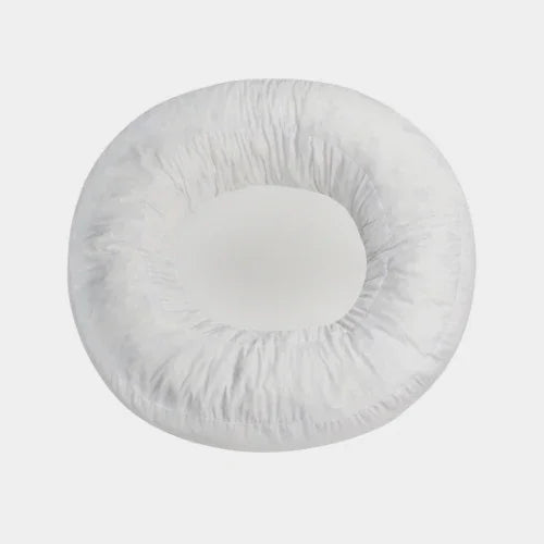 Orthopaedic donut Dog Bed - RePET Linen in beige