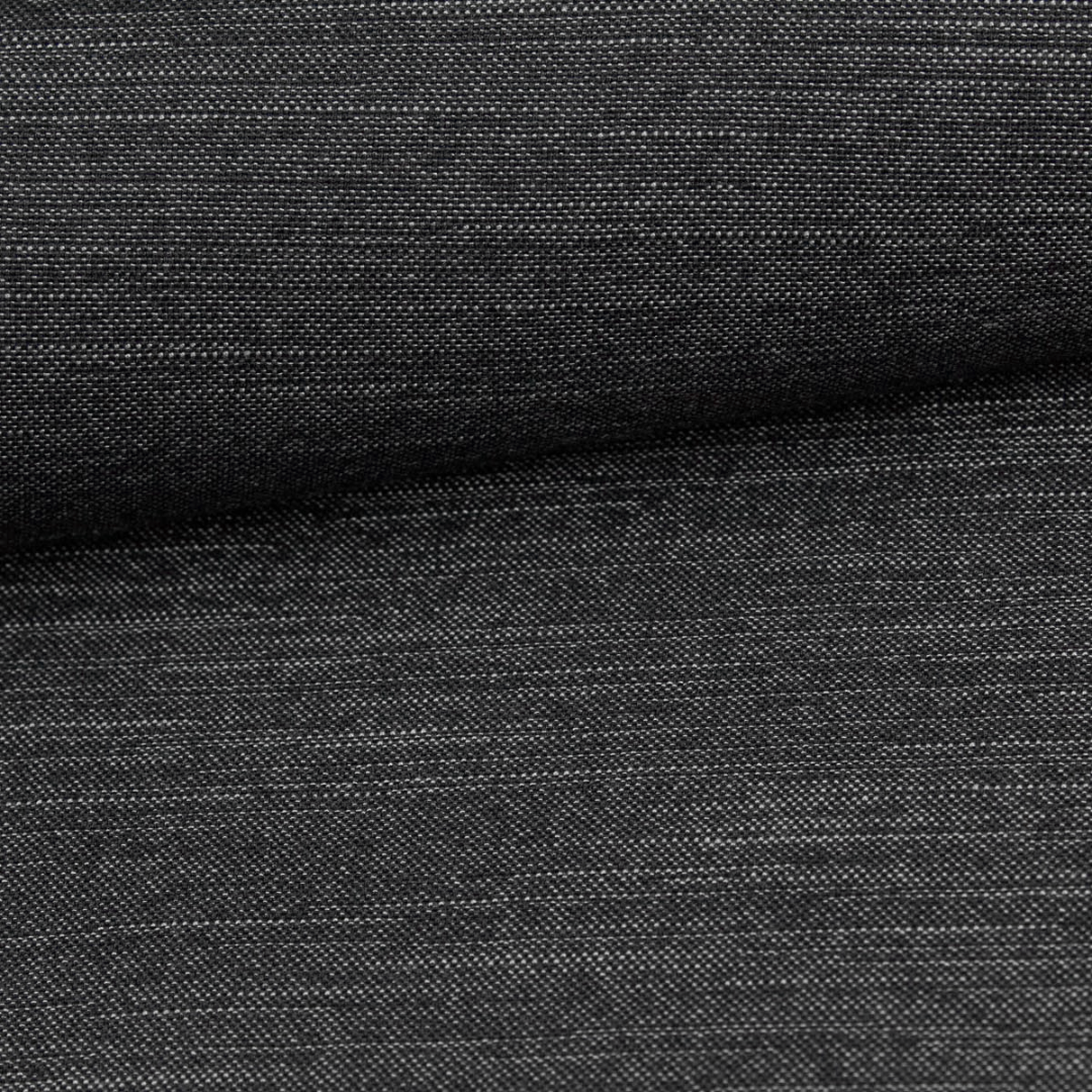 Ergonomisches Hundekissen Quadratisch – RePET Linen in Anthrazit