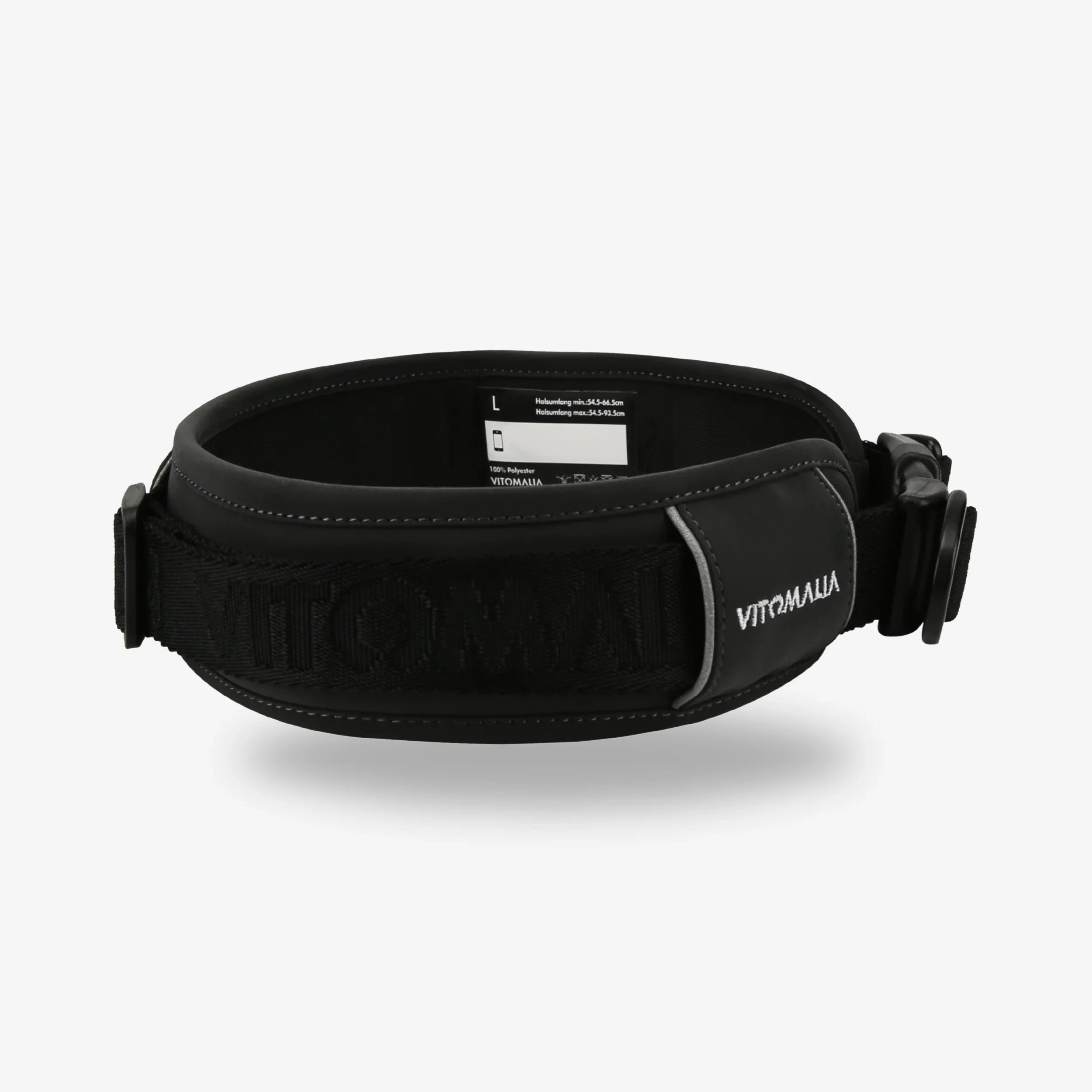 Collier pour chien réfléchissant kaki