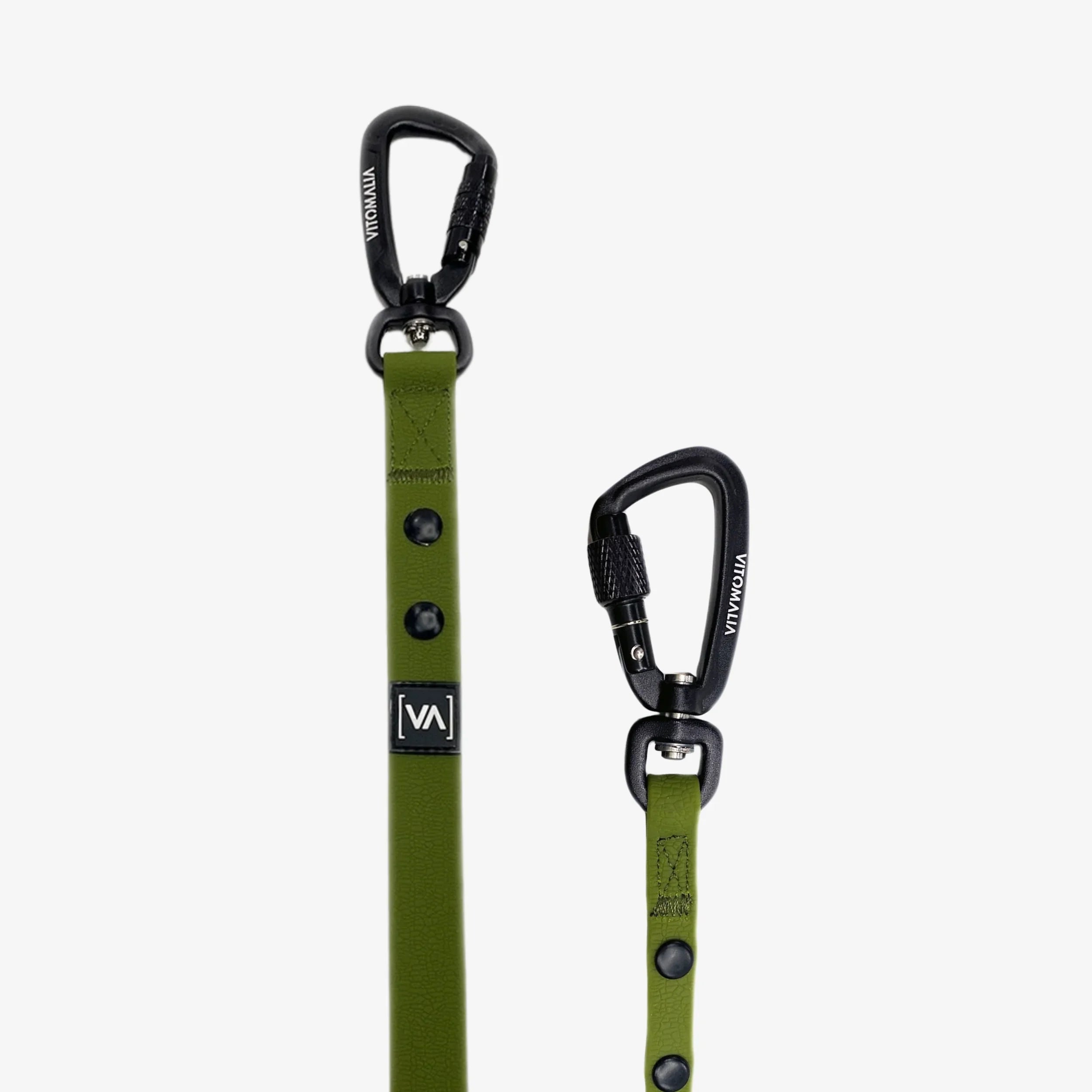 Laisse de remorquage de sécurité avec caoutchouc structuré HydroTex Kaki