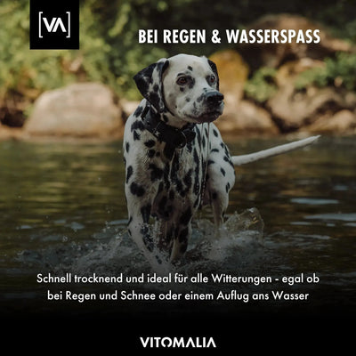 Wasserhalsband mit abstehender Innenfütterung Orange