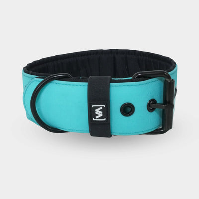 Water collar with protruding inner lining turquoise