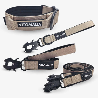 Bundle Extreme Edition Set complet - Collier & 3 Laisses - Beige