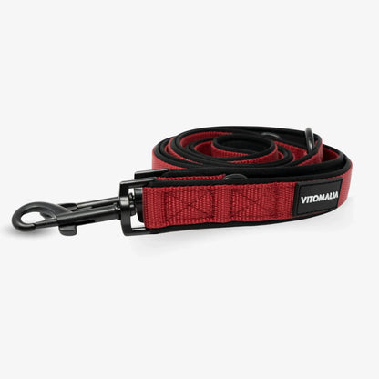 Laisse pour chien réglable classique Nero Bordeaux