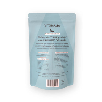 8er Trainingssnacks Bundle: Rind, Huhn, Kaninchen, Lamm, Ente, Wildschwein, Pferd & Hirsch – Gesamtgewicht 4kg (8x500g) - Vitomalia - Trainingssnacks