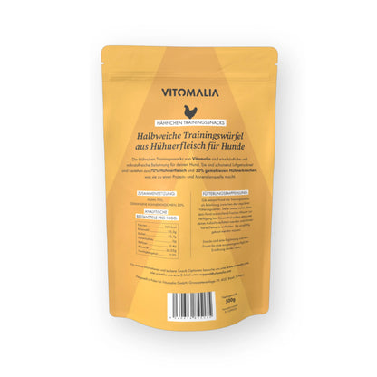 8er Trainingssnacks Bundle: Rind, Huhn, Kaninchen, Lamm, Ente, Wildschwein, Pferd & Hirsch – Gesamtgewicht 4kg (8x500g) - Vitomalia - Trainingssnacks