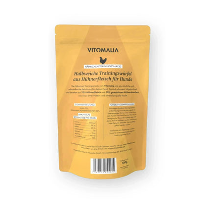 16er Trainingssnacks Bundle: Rind, Huhn, Kaninchen, Lamm, Ente, Wildschwein, Pferd & Hirsch – Gesamtgewicht 8kg (18x500g) - Vitomalia - Trainingssnacks