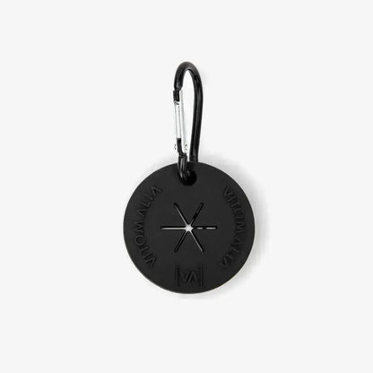 Soporte para bolsas de caca con mosquetón para bolsas de caca llenas en negro - set de 3