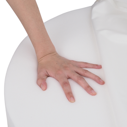 Orthopädisches Donut Hundebett – RePET Linen in Beige