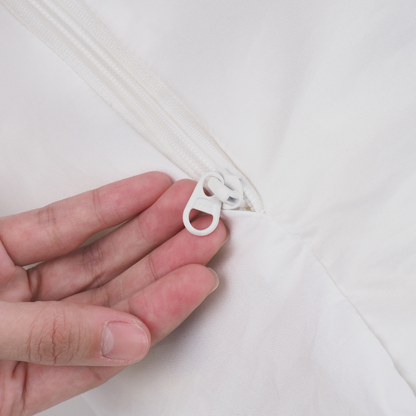 Orthopädisches Donut Hundebett – RePET Linen in Beige