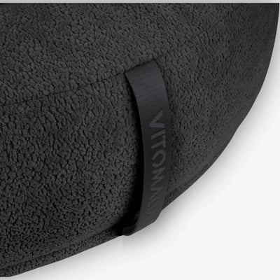 Orthopädisches Donut Hundebett – RePET Teddy in Anthrazit