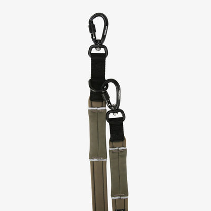 2,2m 3-fach verstellbare Reflektierende Hundeleine – Sicherheitskarabiner & Kurzführer, Neopren gepolster - Vitomalia - Hundeleine Outdoor Edition