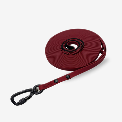 Sicherheits-Schleppleine mit HydroTex-Strukturgummi Bordeaux
